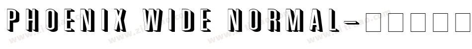 Phoenix Wide Normal字体转换